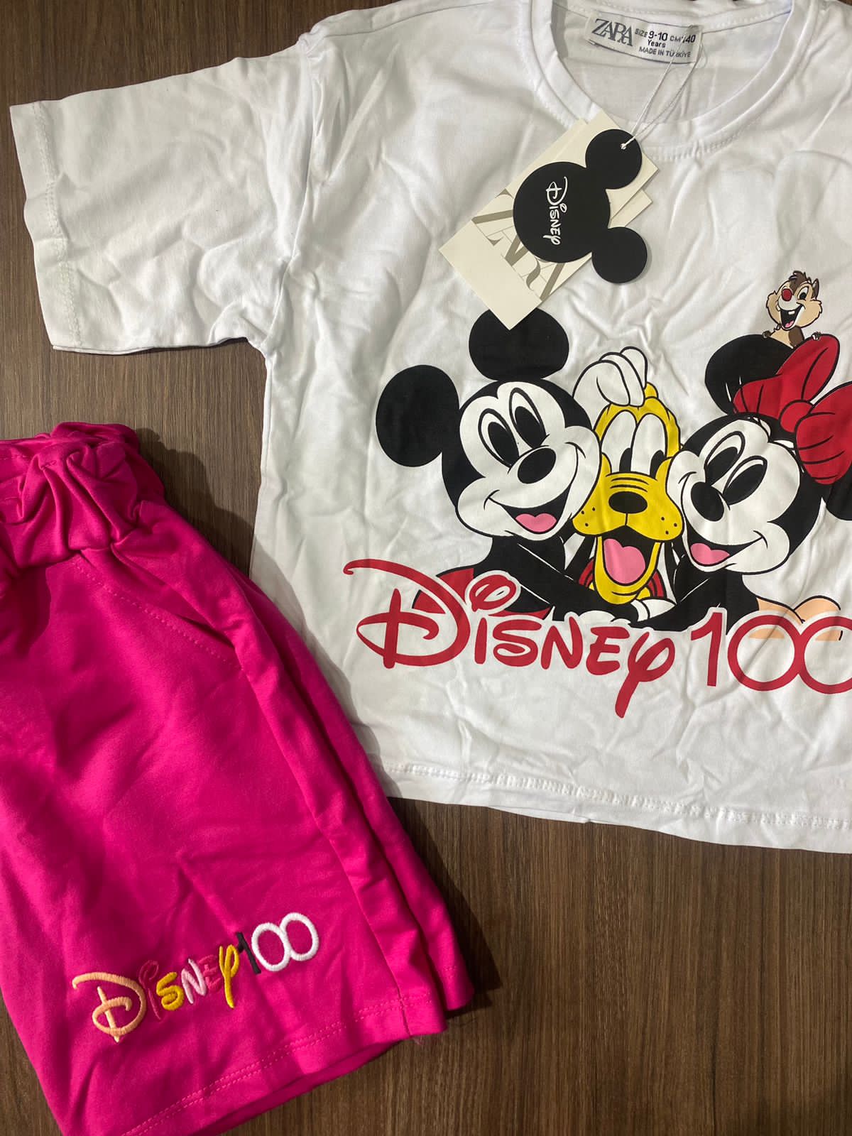 طقم بناتي قطن Disney