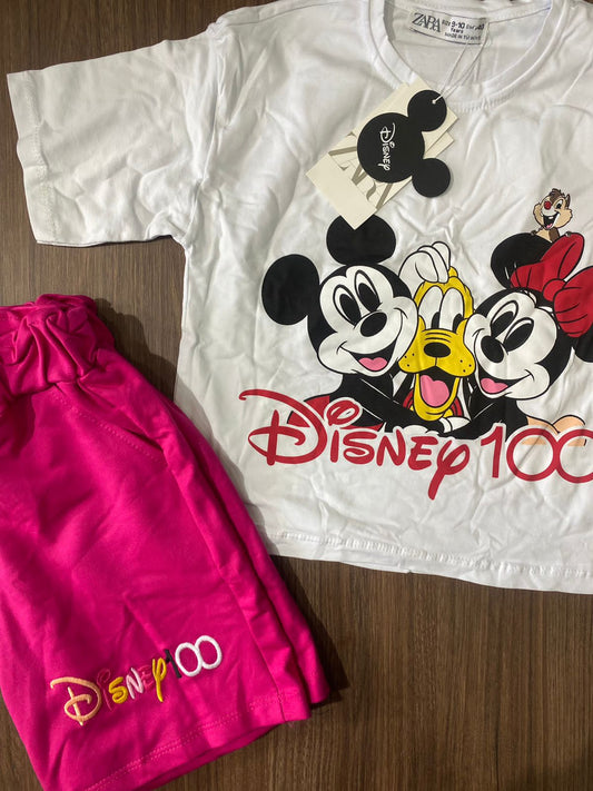 طقم بناتي قطن Disney