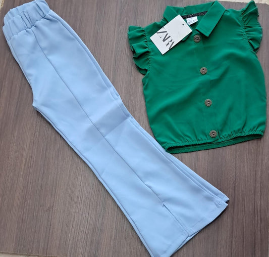 طقم بناتي zara