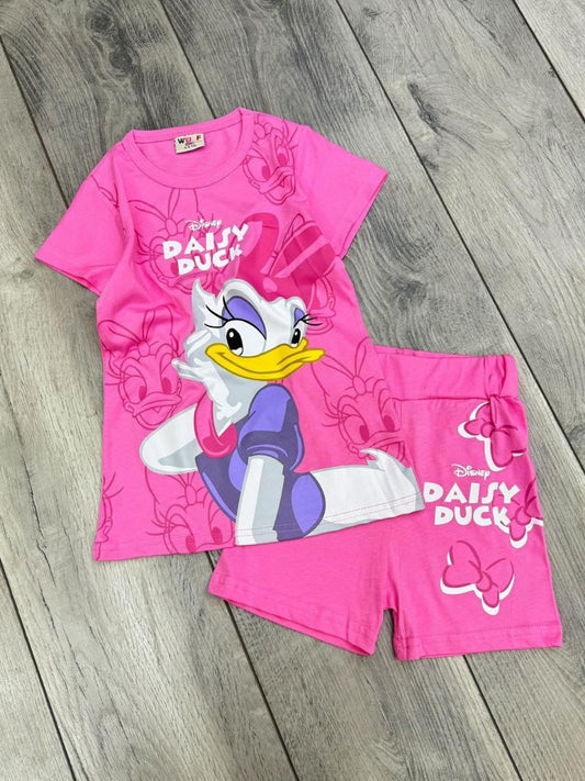 طقم قطن  بناتي daisy duck