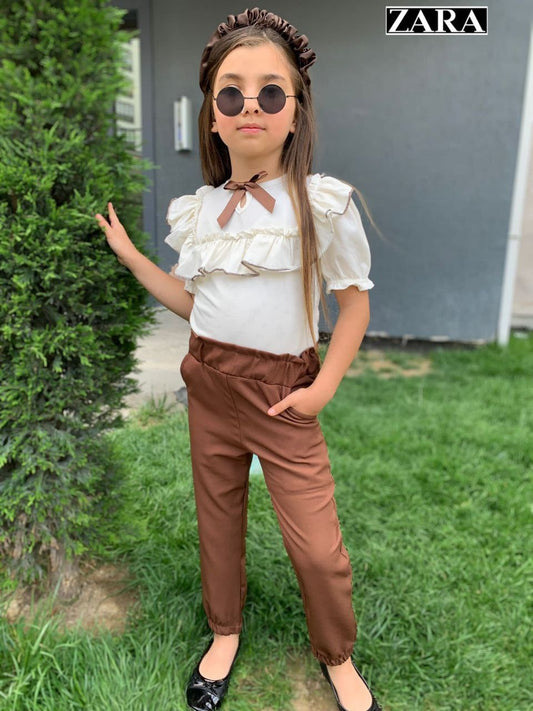 طقم بناتي zara