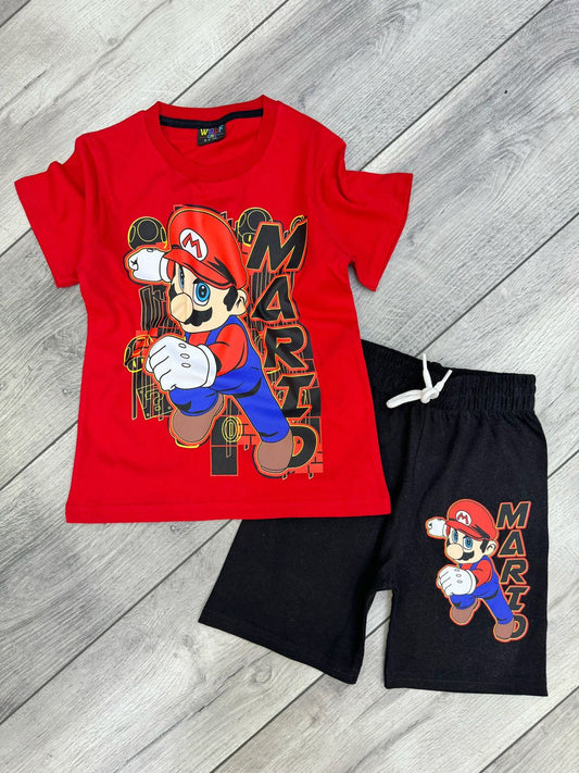 طقم صبياني قطن Mario