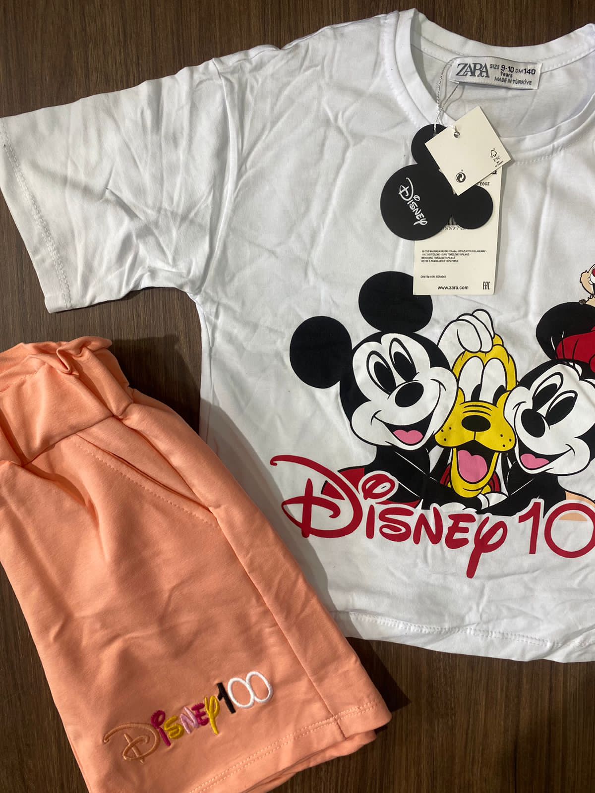 طقم بناتي قطن Disney