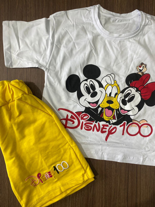 طقم بناتي قطن Disney